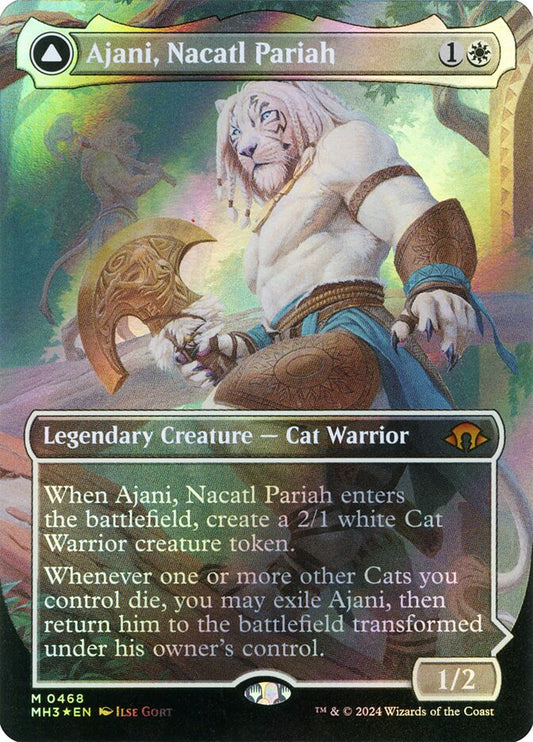 Ajani, Nacatl Pariah // Ajani, Nacatl Avenger front