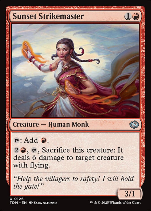 Sunset Strikemaster front