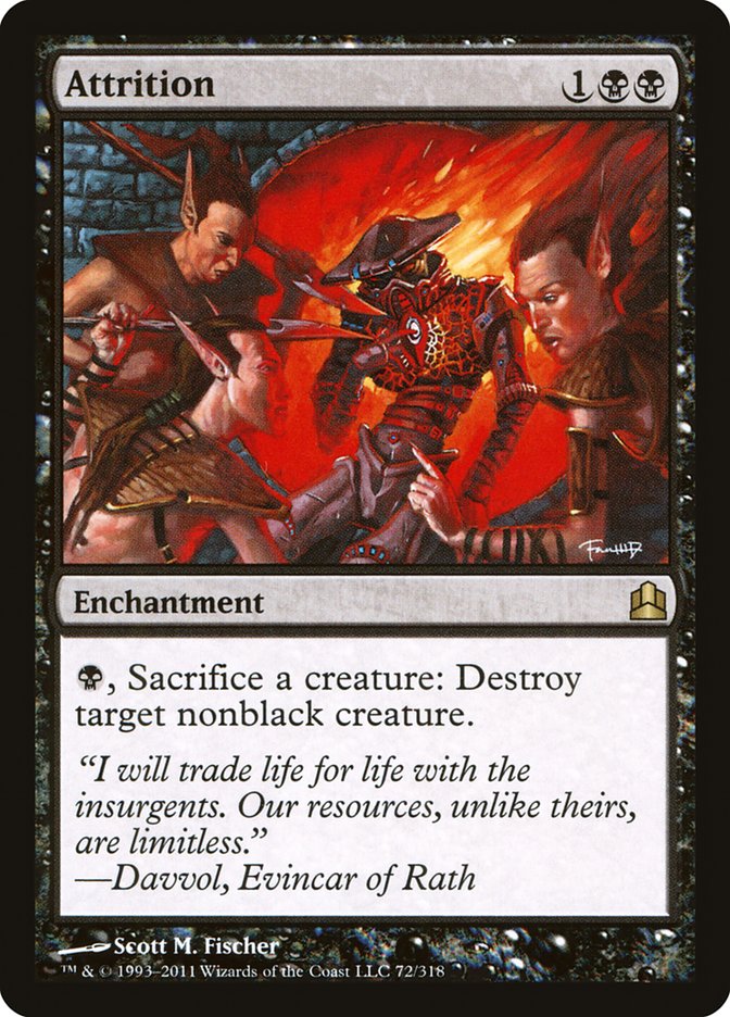 Attrition front