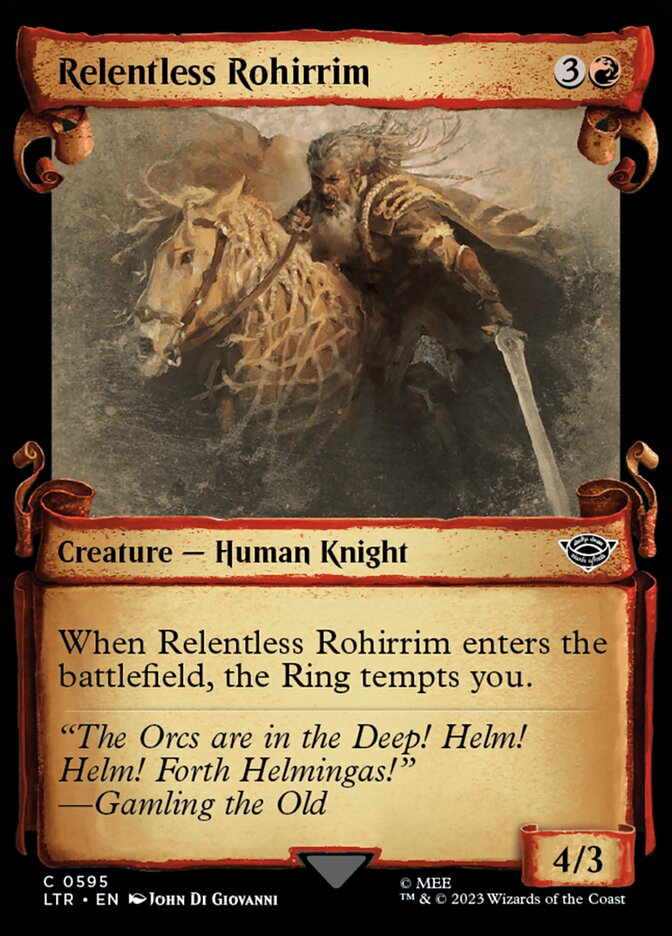 Relentless Rohirrim front
