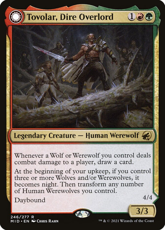 Tovolar, Dire Overlord // Tovolar, the Midnight Scourge front