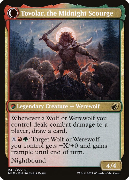 Tovolar, Dire Overlord // Tovolar, the Midnight Scourge back