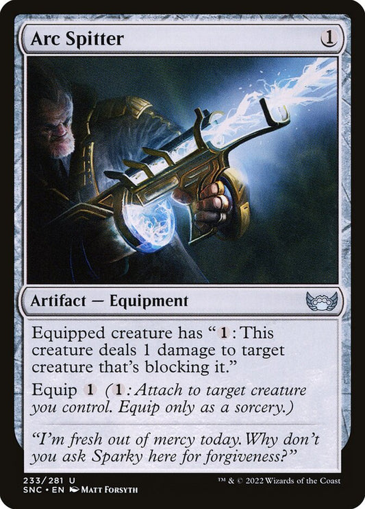 Arc Spitter front