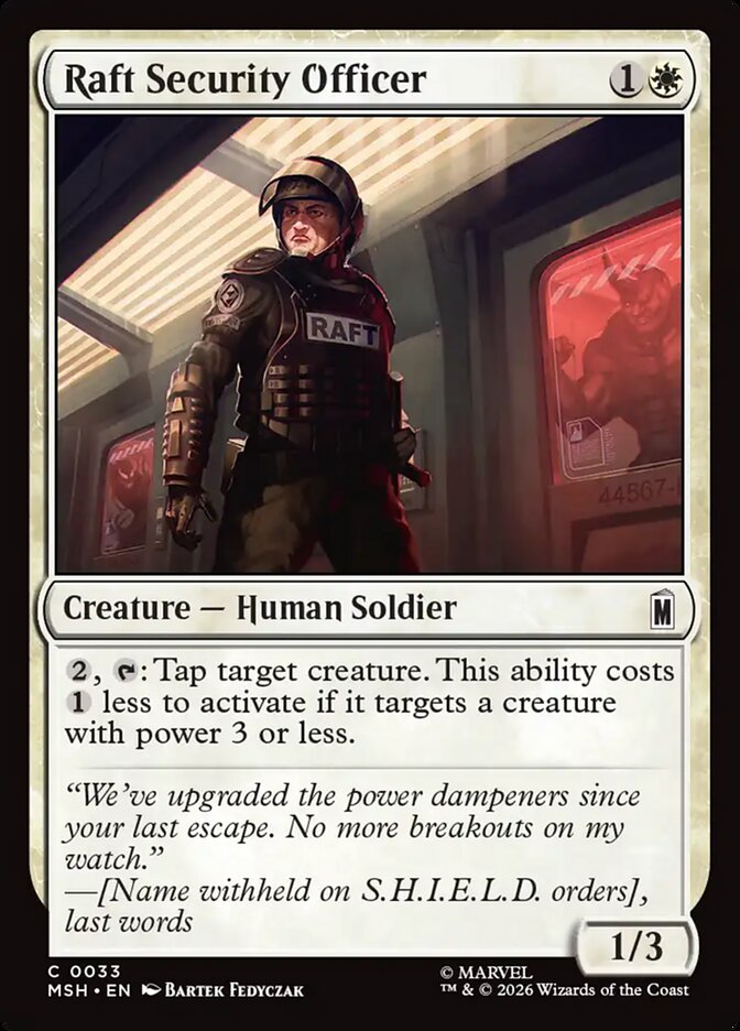 Raft Security Officer front