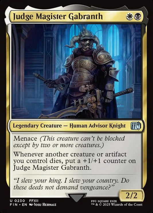 Judge Magister Gabranth front