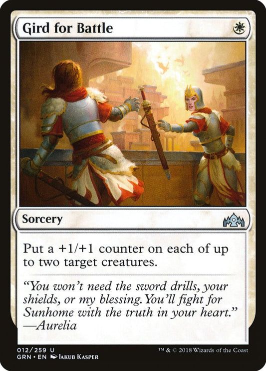 Gird for Battle front