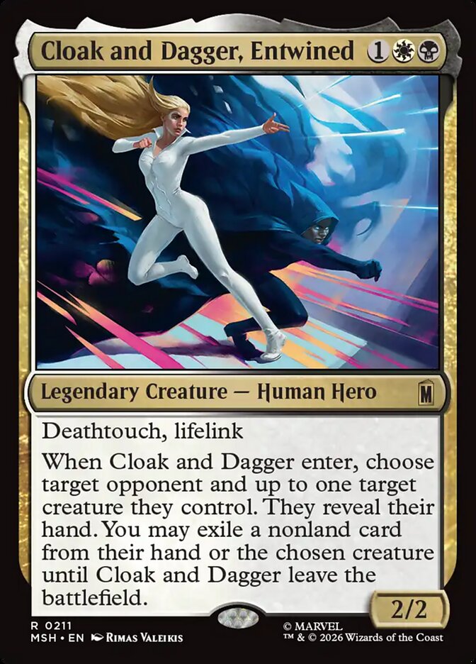 Cloak and Dagger, Entwined front