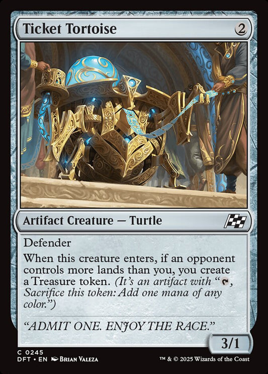 Ticket Tortoise front