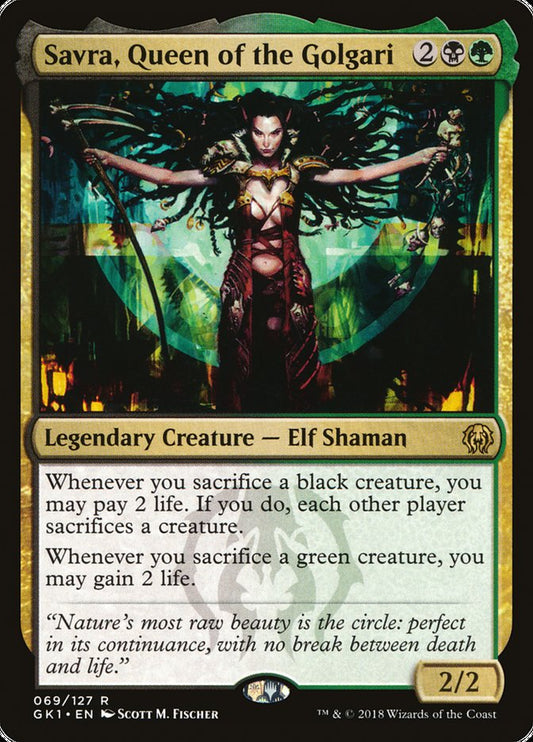 Savra, Queen of the Golgari front