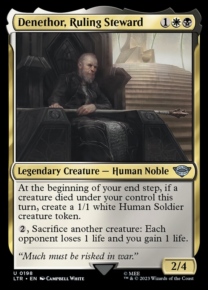Denethor, Ruling Steward front
