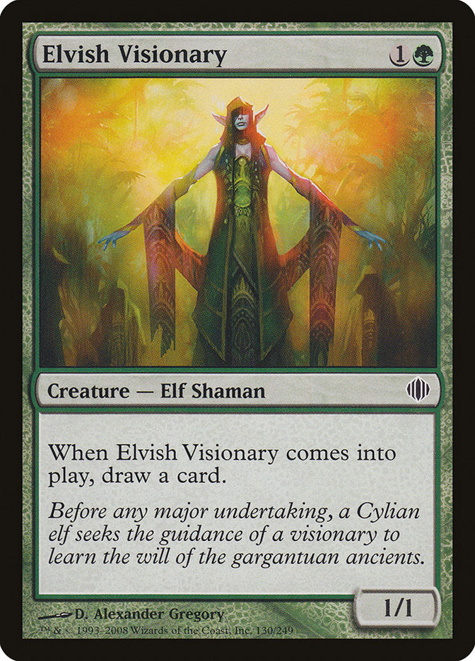 Elvish Visionary front