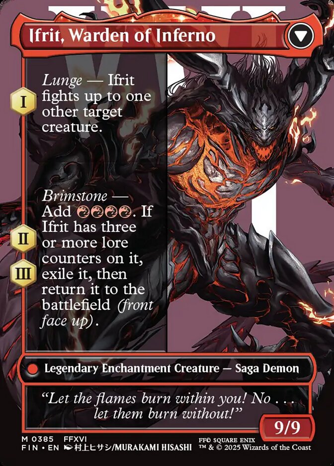 Clive, Ifrit's Dominant // Ifrit, Warden of Inferno back