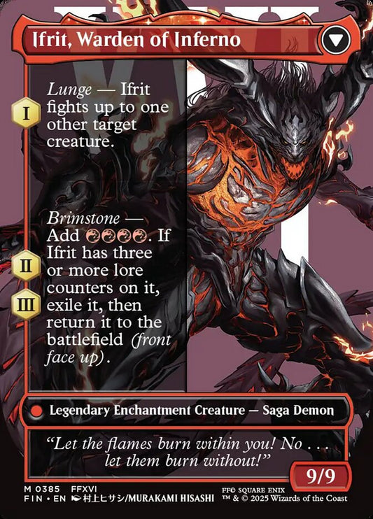 Clive, Ifrit's Dominant // Ifrit, Warden of Inferno back