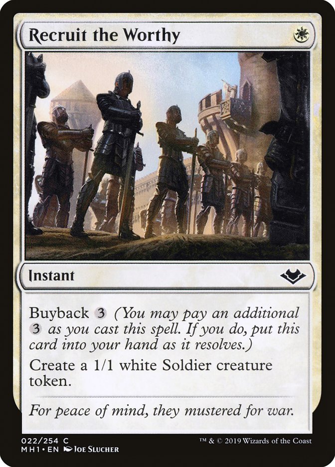 Recruit the Worthy front