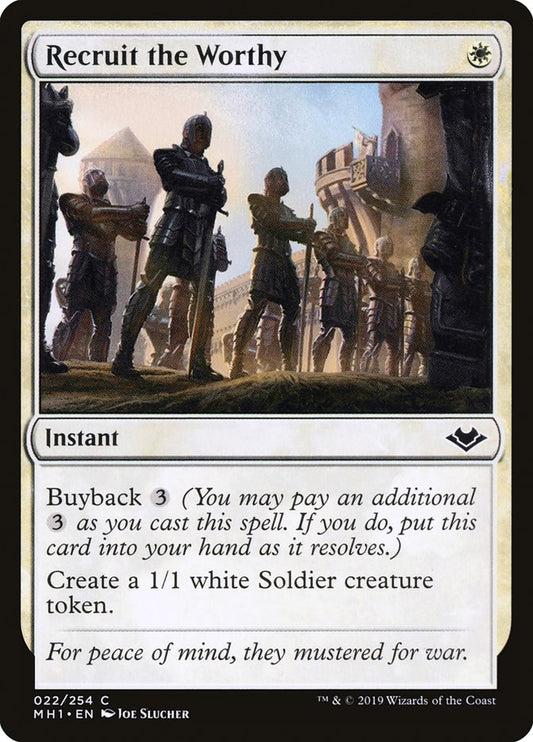 Recruit the Worthy front