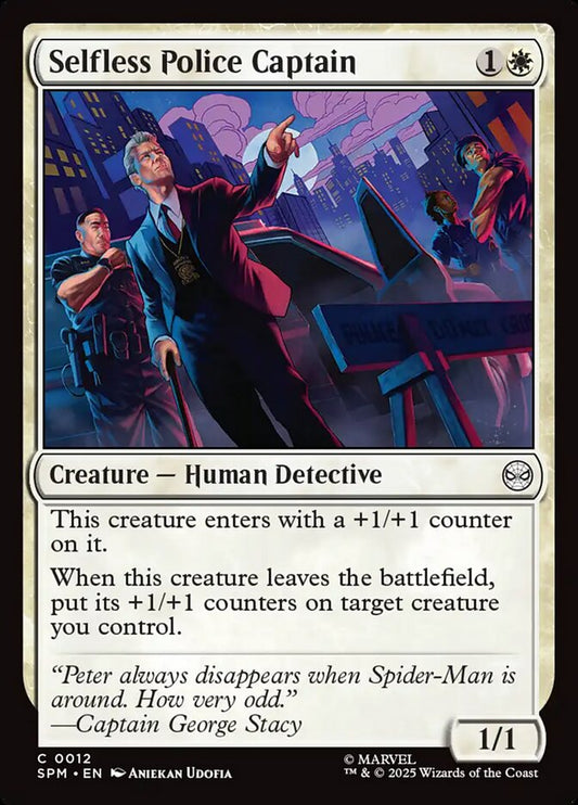 Selfless Police Captain front