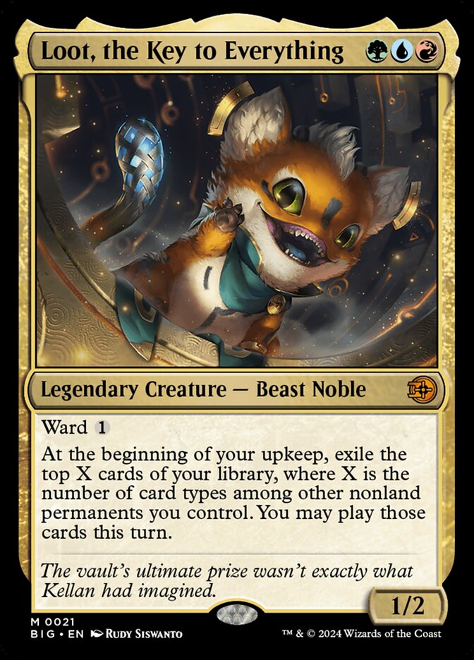 Loot, the Key to Everything front