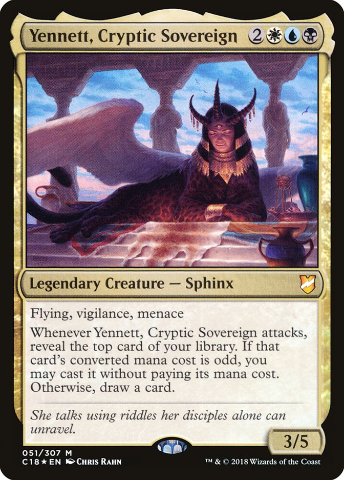 Yennett, Cryptic Sovereign front