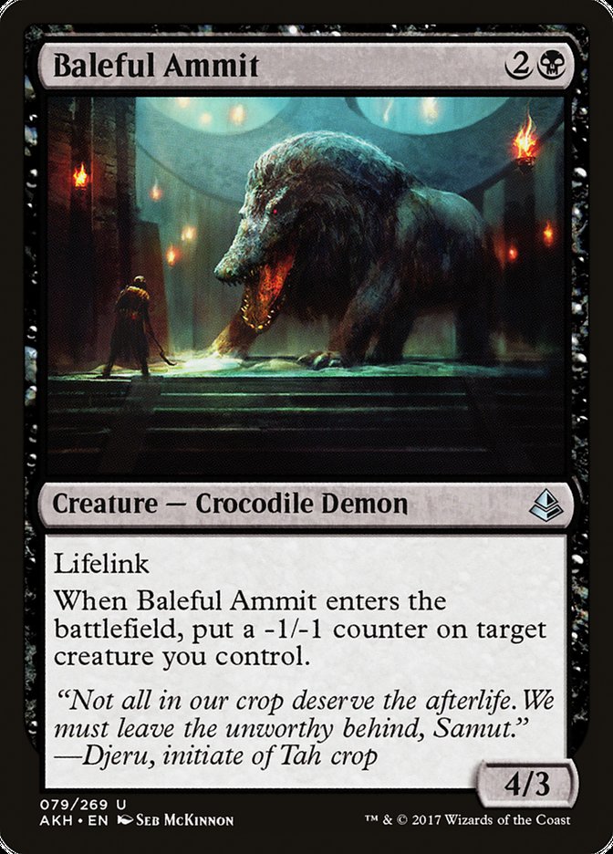Baleful Ammit front