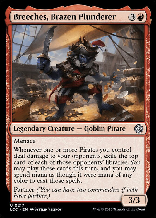 Breeches, Brazen Plunderer front