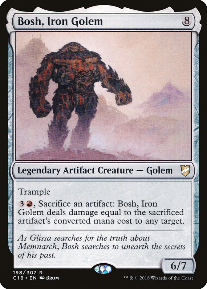 Bosh, Iron Golem front