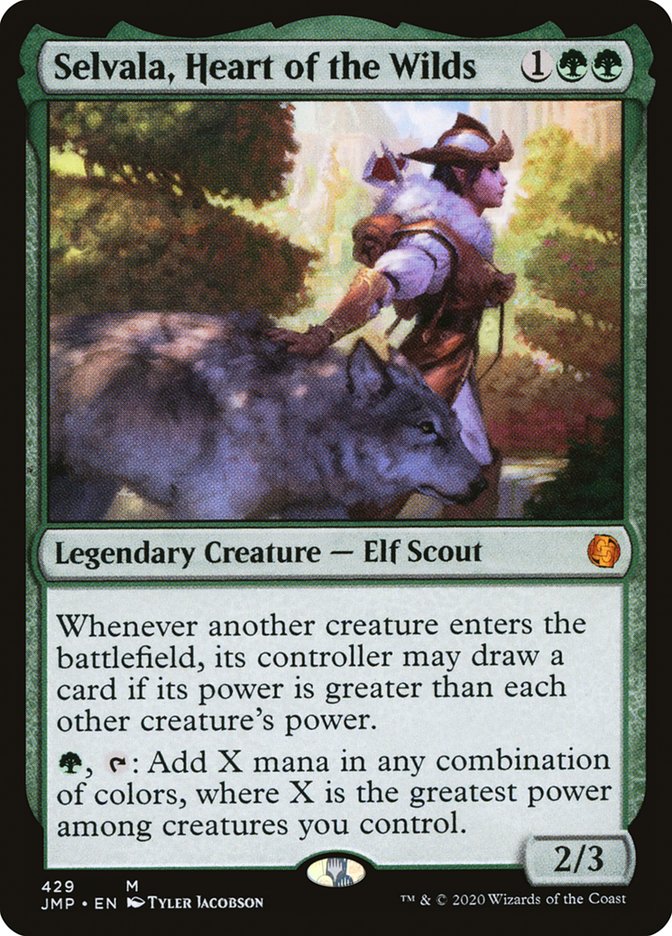 Selvala, Heart of the Wilds front