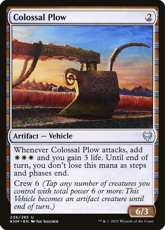 Colossal Plow front