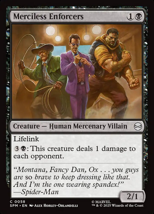 Merciless Enforcers front