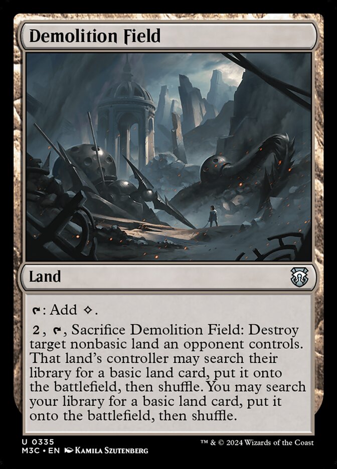 Demolition Field front