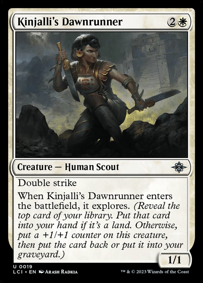 Kinjalli's Dawnrunner front