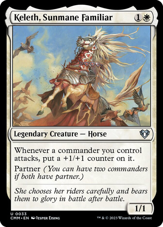 Keleth, Sunmane Familiar front