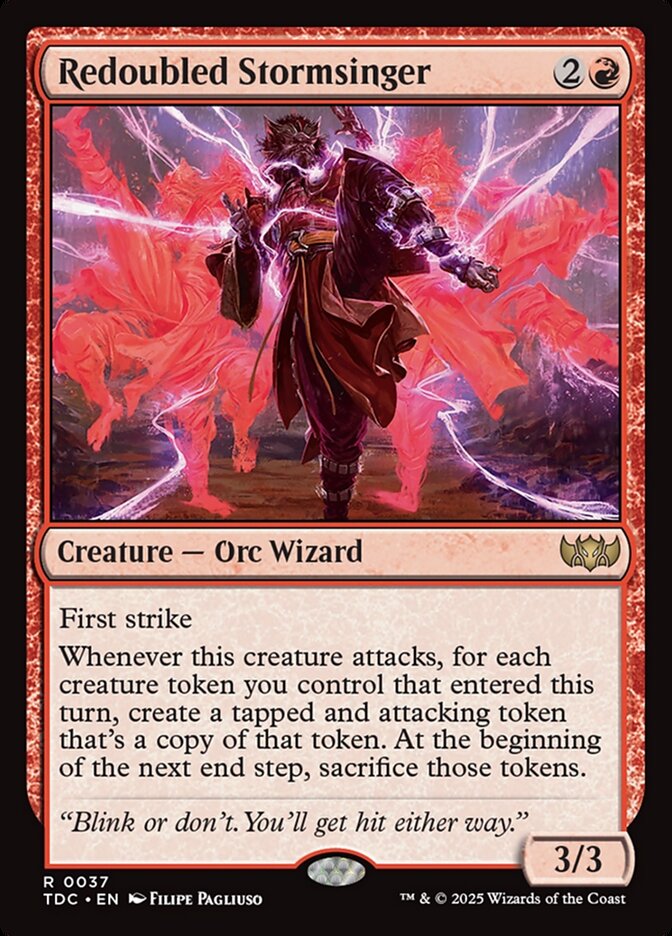 Redoubled Stormsinger front
