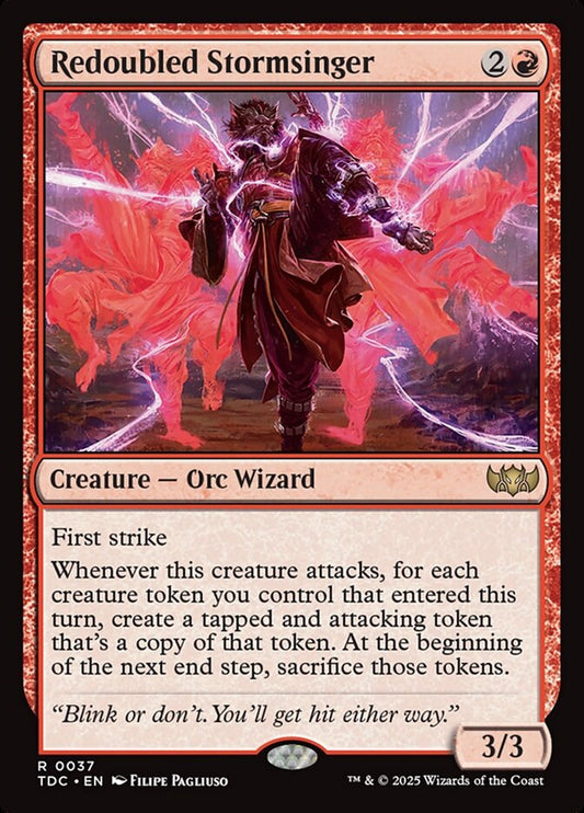 Redoubled Stormsinger front