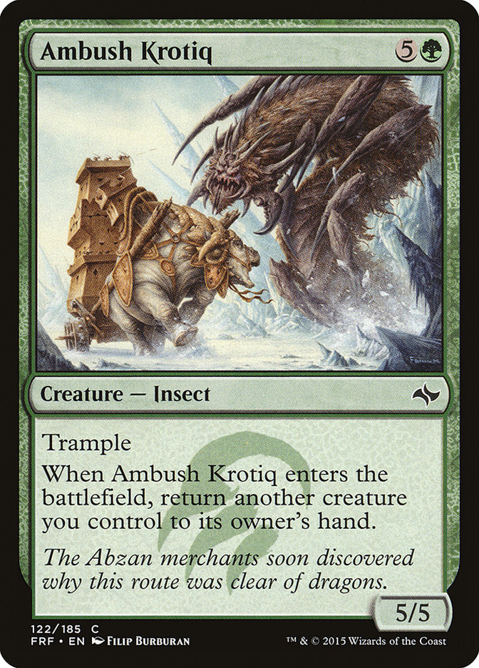 Ambush Krotiq front