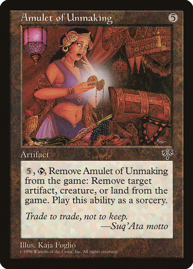 Amulet of Unmaking front