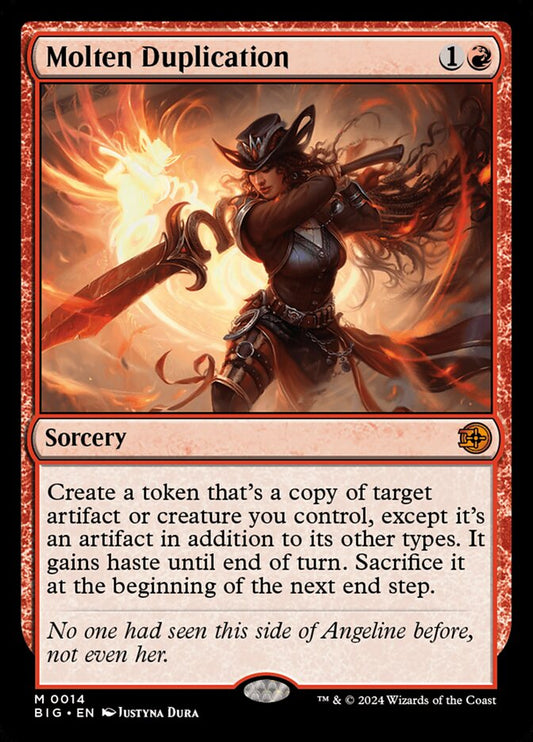 Molten Duplication front