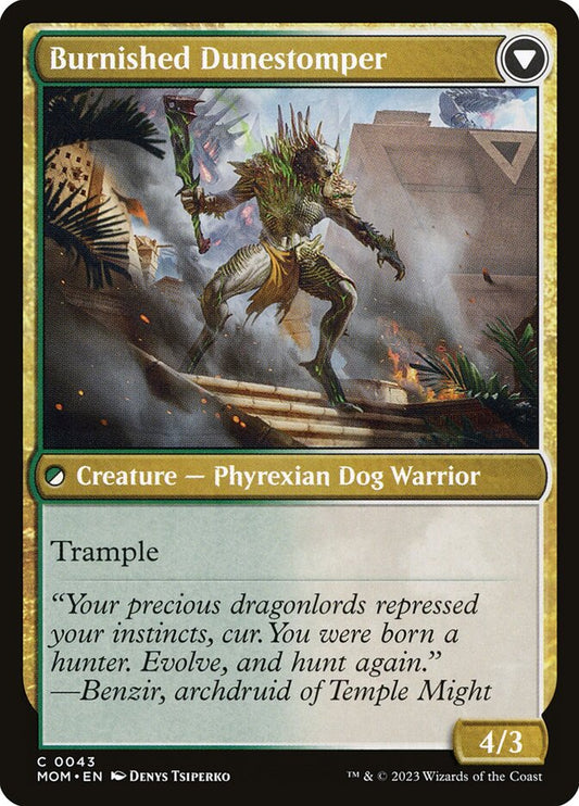 Tarkir Duneshaper // Burnished Dunestomper back