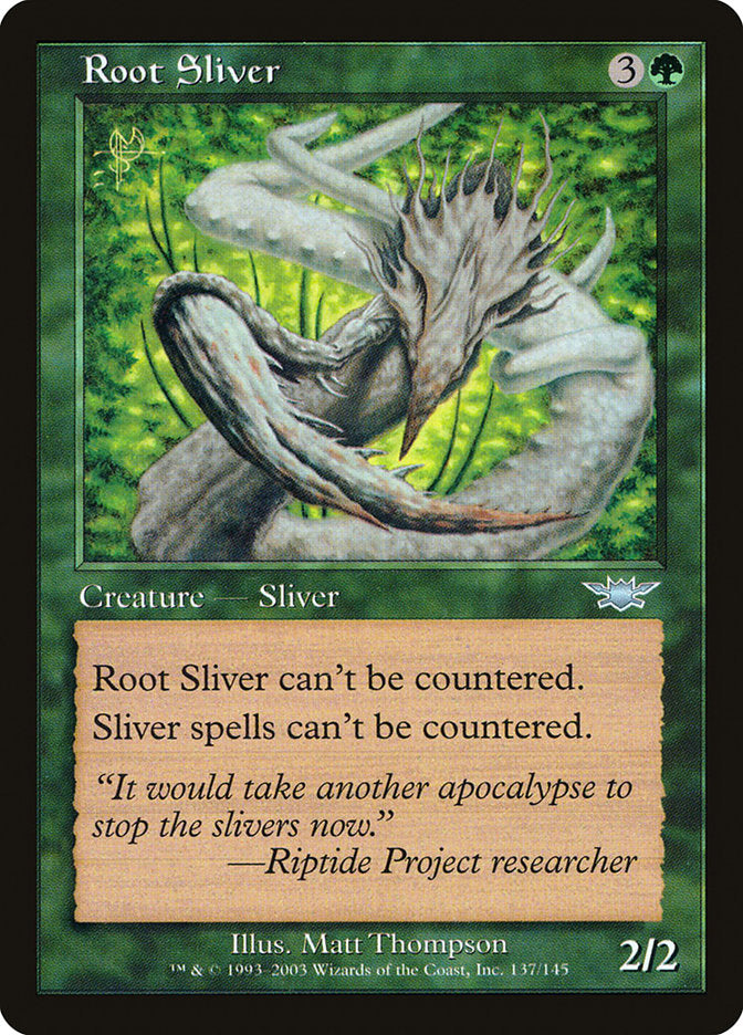 Root Sliver front
