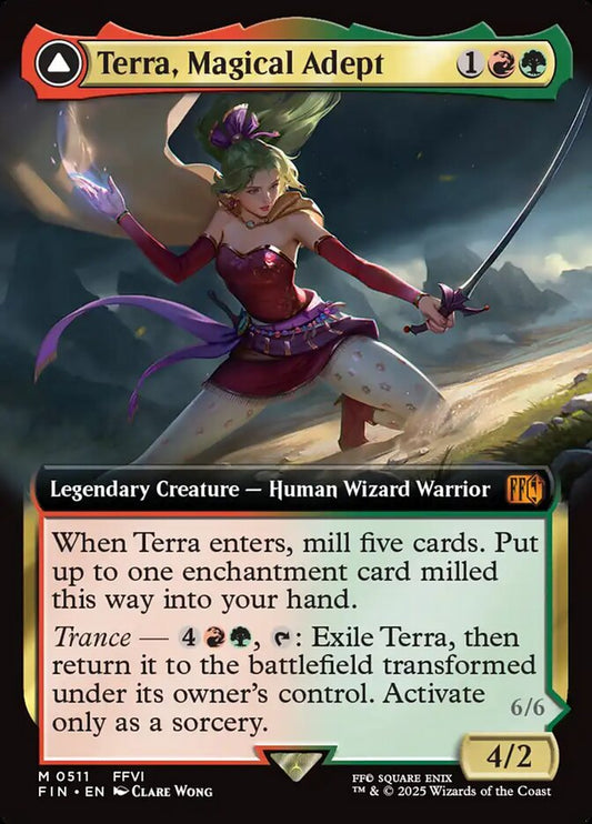 Terra, Magical Adept // Esper Terra front