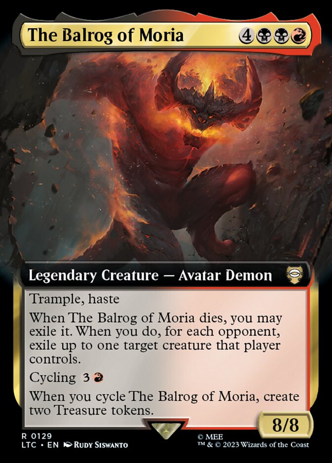 The Balrog of Moria front