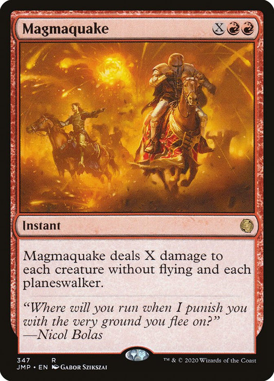 Magmaquake front