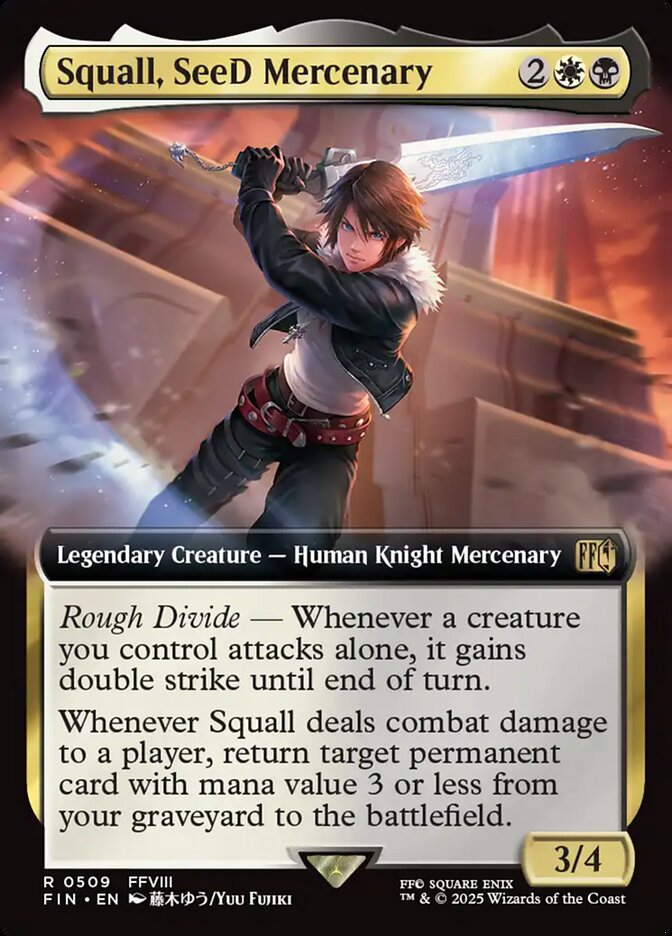 Squall, SeeD Mercenary front