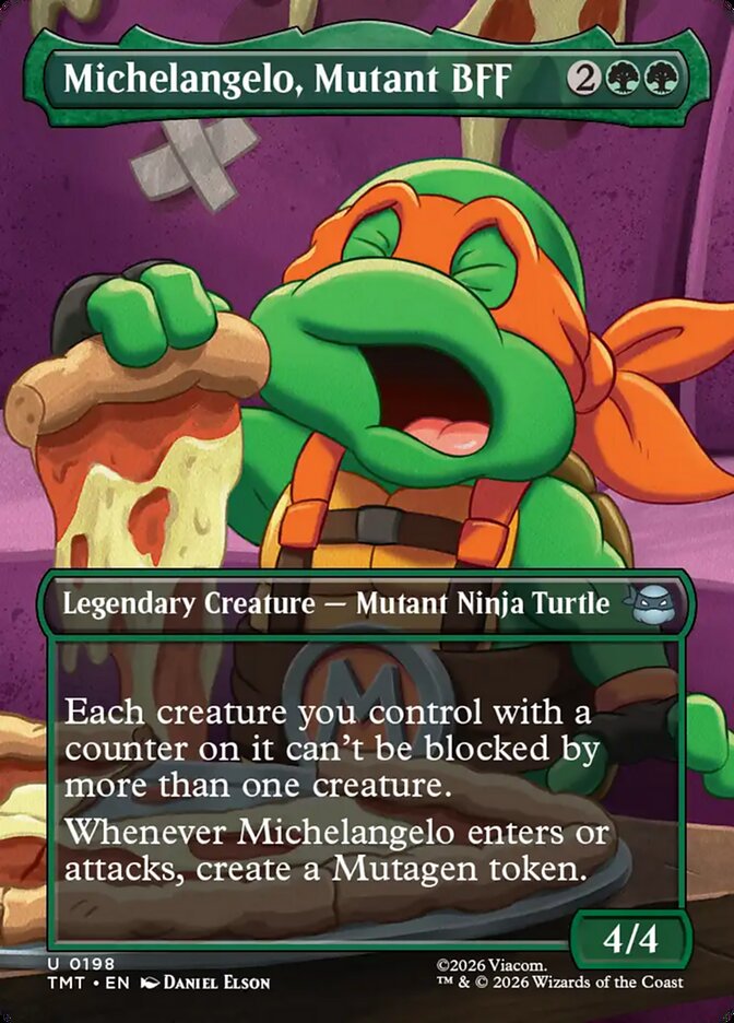 Michelangelo, Mutant BFF front