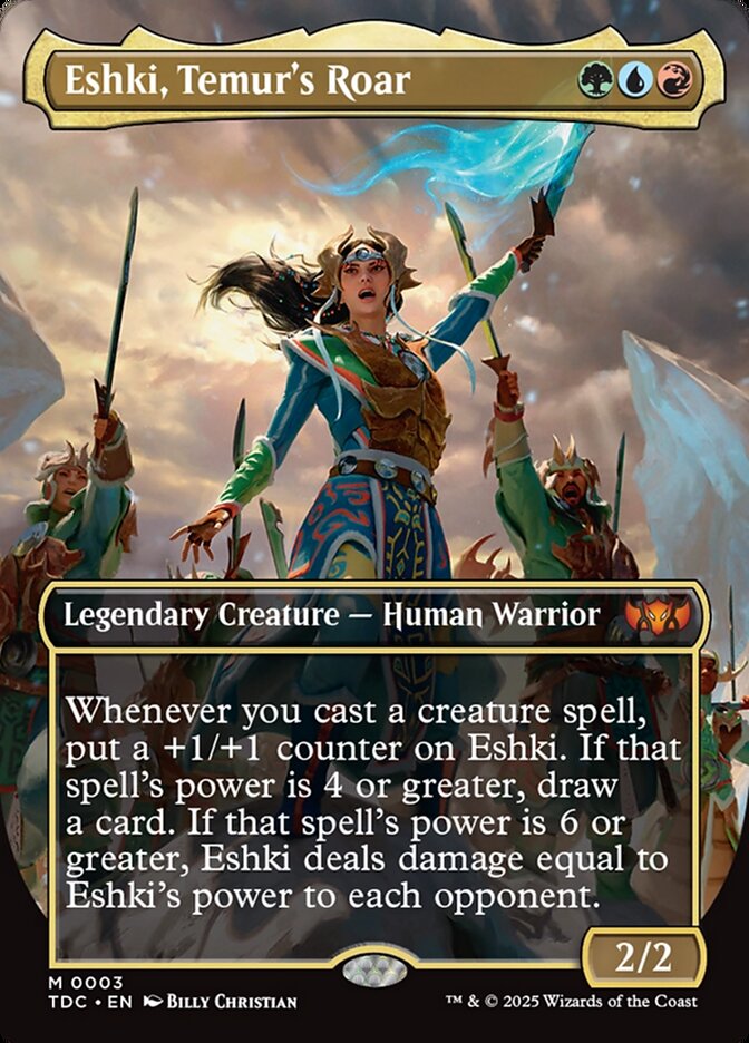 Eshki, Temur's Roar front