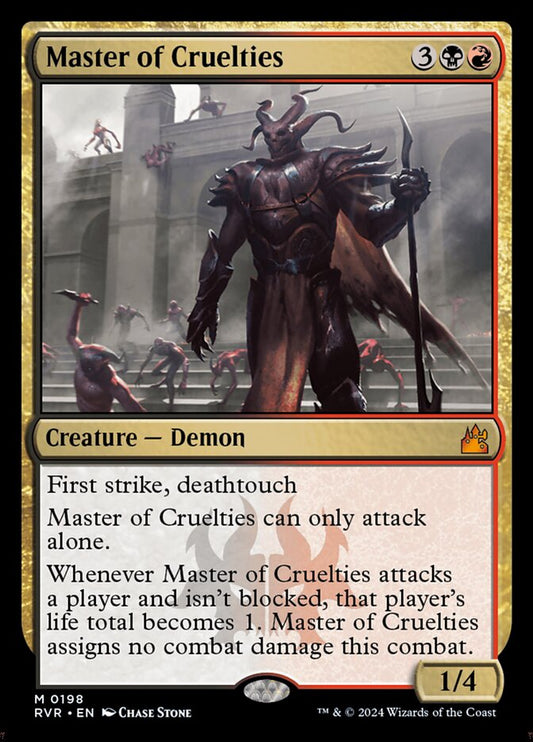 Master of Cruelties front