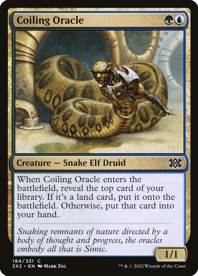 Coiling Oracle front